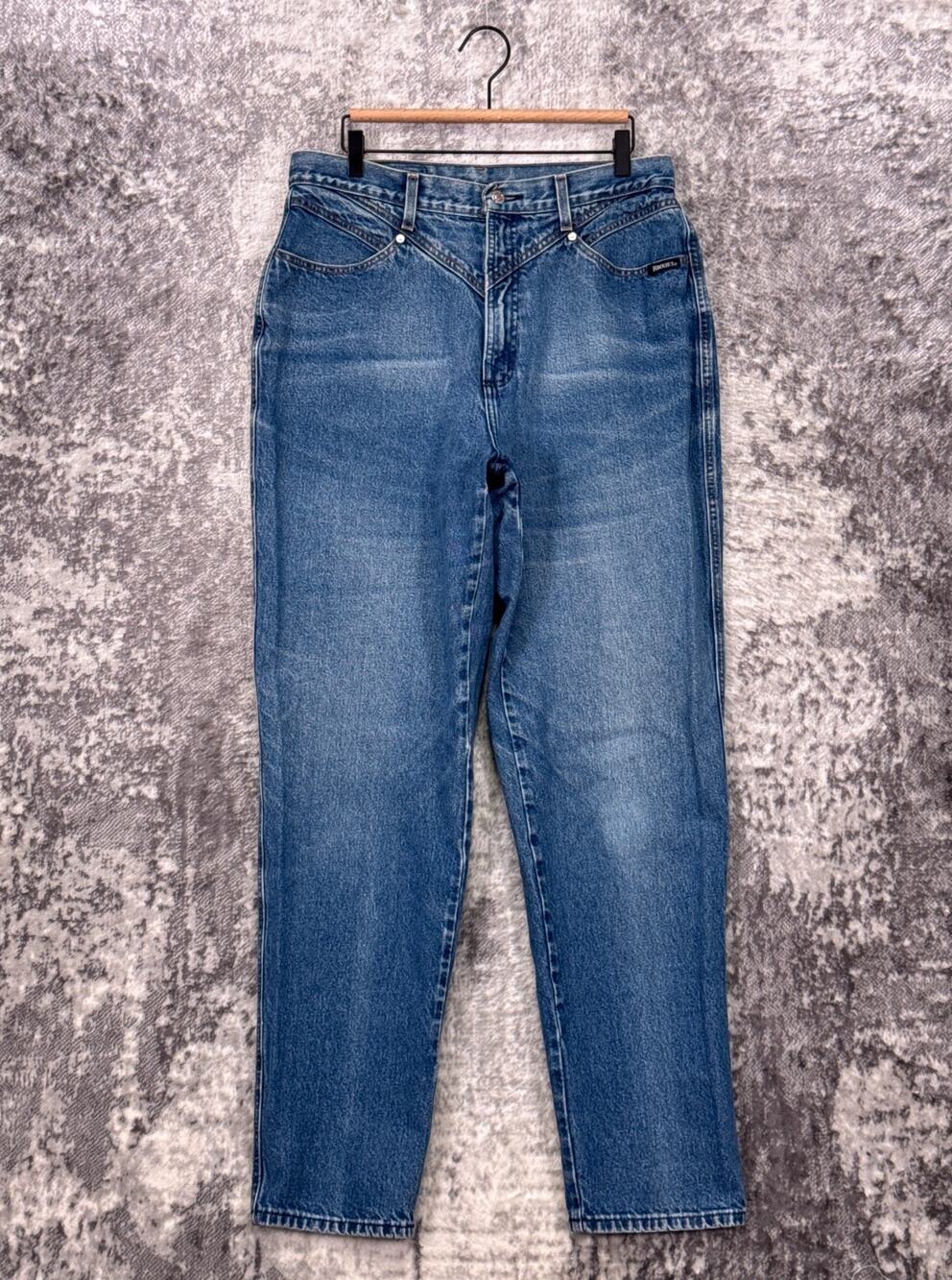 Vintage Rockies Jeans 34 in x 33 in Long Womens High Rise Rodeo Western Backless